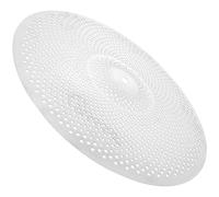 Toddmomy Cymbale Sourdine à Faible Volume en Alliage Argenté Compatible Polyvalente pour Batterie, Pratique Silencieuse du Batteur