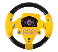 Toddmomy De Volant De Simulation pour Tout-Petit De Course Simulé pour pour Conduire Un Siège De Voiture Une Poussette Un Volant De Voiture Un De Volant pour Bébé Un en