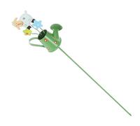 Toddmomy Décoratif Jardinier Piquet Métallique pour Pots de Fleurs Accessoire Micro avec Motif Cartoon Décoration Extérieure Printanière pour Jardin et Balcon