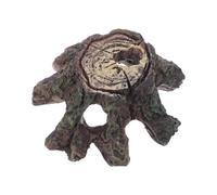 Toddmomy Décoration Aquarium Racine Résine Cachette pour Poissons et Reptiles Accessoire pour Aquarium Eau Douce et Salée Mini Cachette Réaliste pour Habitat Sain