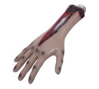 Toddmomy Décoration Halloween Main Artificielle Effrayante Main Coupée PU Réaliste pour Cosplay Zombie et Fêtes Sombres Accessoire de Prank pour Maisons Hantées