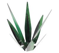 Toddmomy Décoration Jardin Plante Métallique Verte Sculpture Agave Artificielle pour Intérieur Extérieur Maison et Cour
