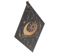 Toddmomy Décoration Murale Boho Rustique Bois Art Mural Solaire Et Lunaire Pour Salle à Manger Et Noël Pour Yoga Fêtes