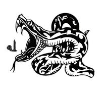 Toddmomy Décoration Murale Serpent Fer Pendentif Décoration Jardin Ornement Mural Maison Création Métal