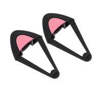 Toddmomy Décorations Casque Oreilles de Chat Silicone Accessoires Légers et Flexibles pour Headset Faciles à Installer et Retirer Ornements Mignons pour Casques de Jeu et Usage Quotidien