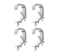 Toddmomy Design Anti-dérapant Molette Réglable Pinces en Alliage D'aluminium Lot de 4 Capacité 60 Kg pour Éclairage de Scène Adaptées pour Projecteurs LED et Structures Truss en Théâtre