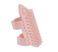 Toddmomy Dispositif De Démangeaisons Peigne Petite Brosse Pour Chien Patte Laveur De Bain Pour Chien Animal De Compagnie Griffonnage Shampooing Massage Animaux De Compagnie Marié Nylon Rose