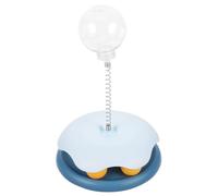 Toddmomy Distributeur De Friandises pour Chats Jouet Teaser à Boule Rotative pour Chat Intérieur Stimule Intelligence Et Activité De Votre Animal Jouet Interactif Amusant