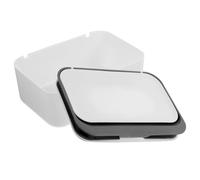 Toddmomy Distributeur de Lingettes Grosse Capacité Couvercle, Boîte de Lingettes Réutilisable en Plastique Rigide, Porte-lingettes pour Bébé et Salle de Bain, Couleur Gris Foncé, Étui