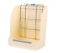 Toddmomy Distributeur de Nourriture pour Râtelier à Foin pour Rongeurs Accessoire Pratique pour Chinchillas et Cobayes Support de Stockage Facile à Nettoyer Remplir