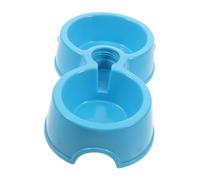 Toddmomy Distributeur Deau pour Chien en Abs Robuste avec 2 Bols pour Animaux De Compagnie pour Chats Et Chiens Distributeur Automatique Deau Et De Nourriture