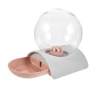Toddmomy Distributeur Eau Automatique pour Animaux Capacité Transparent Rose Bol Pratique pour Chiens et Abreuvoir Durable et Facile à Nettoyer Système Siphon Débordement Usage Domestique