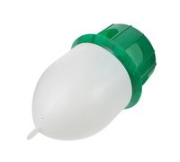 Toddmomy Distributeur Eau pour Oiseaux Plastique Design Blanc et Vert Abreuvoir Polyvalent pour Pigeons et Oiseaux de Compagnie Maintien Eau Fraîche et Environnement Propre