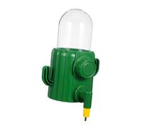 Toddmomy Distributeur Eau pour Oiseaux Style Cactus Abreuvoir Automatique Étanche pour Cages de Perroquets et Poulets Hydratation Continue et Gestion Optimisée de Eau