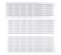 Toddmomy Double Eyelid Tape Double-sided Adhesive Strips 18 Stickers Round-Corner PE Tape Sweat-resistant Makeup Application for Eye Enhancement