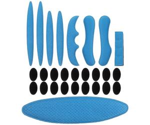 Toddmomy Doublure De Casque Kit De Rembourrage pour Casque Mousse Casque De Vélo Universel Tapis De Coussin De Casque Couverture Joue Adulte Blue Éponge