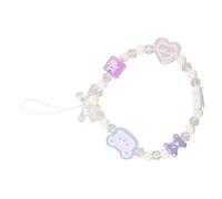 Toddmomy Dragonne De Téléphone Perlé Cœur Rose Et Ours En Peluche, Bijou Chic Pour Smartphone, Accessoire Pratique Anti-perte, Pour Randonnée, Cyclisme, Design Charmant Et Élégant