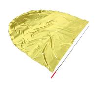 Toddmomy Drapeau Demi-cercle Or 190 X 140 Cm pour Danse de Culte et Cérémonie Sportive, Tissu Robuste Résistant la Décoloration, Grosse Bannière pour Spectacles et Fêtes Religieuses