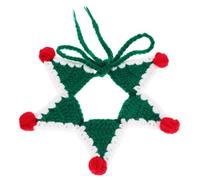 Toddmomy Écharpe Décorative Chat Étoile pour Noël, Polyester Vert, | Chaton et Chat, Style Festif Créatif, Accessoire Chaud, Touche Douce, Usage Saisonnier