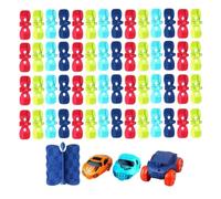 Toddmomy Électrique de Circuit à Assembler, Wagon de Chemin de Fer pour Garçon, Plastique, LED, sans Batterie, de Circuit de Course Incurvé, pour Garçon et Filles et Bébé, Éducatif