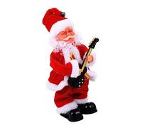 Toddmomy Électrique Père Noël Chantant et Dansant pour Garçon Fille Décoration Festive de Noël Ambiance de Fête Intérieure Style Aléatoire sans Piles