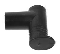 Toddmomy Embout de Cintre Noir, Connecteur Double à Angle Droit, Support Stable en Plastique, Optimisation d'Espace pour Portant à Vêtements, Séchage Intérieur et Extérieur