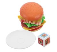 Toddmomy Empilable Hamburger pour Préscolaire et Coordination Couches Détachables Réutilisables Jeu Éducatif pour Maternelle