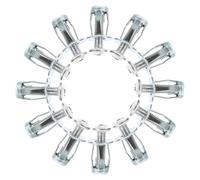 Toddmomy Ensemble de 25 Chevilles à Vis en Acier Galvanisé, Inserts Filetés pour Métal, Conception Polyvalente Adaptée aux Environnements Marins