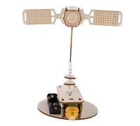 Toddmomy Ensemble De 3 Satellite Model DIY Kit for Stem Educational Space Toys with Rotating Puzzle School Science Project and Astronomy Learning Set