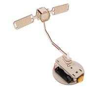 Toddmomy Ensemble De 3 Stem Satellite Model Kit for Wooden Puzzle Spacecraft with Realistic Rotation Educational DIY Aerospace Toy for Creative Learning and Science Activities