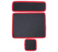 Toddmomy Ensemble de 3 tapis à outils magnétiques : tapis à outils magnétique et plateau porte-vis, boulons et petites pièces - de rangement antidérapant pour établi de garage/mécanicien