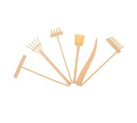 Toddmomy Ensemble de 6 Outils de Jardin Zen pour Bac à Sable Râteaux Miniatures en Plastique Jouets Créatifs Outils de Relaxation Décoration Zen pour Bureau