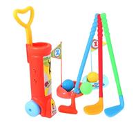 Toddmomy Ensemble De Clubs De Golf pour Enfants Jouets De Golf en Plein Air Mini Cannes De avec Balles Sac De Transport Pratique Favorise L'IntéRêT Sportif