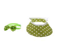 Toddmomy Ensemble Élégant De Chapeau De Soleil Et De Collier pour Animaux De Compagnie Chapeau Doggy Parton pour Petits Chiens Et Chats Kit De Casquette Élégante pour Animaux De Compagnie
