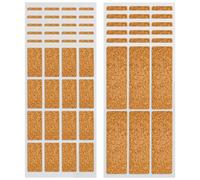 Toddmomy Étiquettes Autocollantes en Liège Imperméables Forte Adhérence 24 Pièces pour Organisation de Bouteilles et Boîtes pour Congélateur et Stockage Lait Maternel