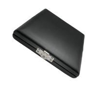 Toddmomy Étui à Anches de Hautbois 6 Pièces, Boîte de Rangement Compacte en Bois Massif Surface Pu Souple, Ventilation Double Face, Porte-anches Portable pour Accessoires D’instruments