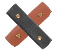 Toddmomy Étui Portable en Pu pour Bâtons de Batterie Double Bouton-pression, Rembourrage Intérieur Doux, pour Répétitions et Spectacles en Live, Lot de 2 Pièces