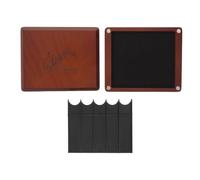 Toddmomy Étui pour Anches de Clarinette et Saxophone Alto Double Face Étanche en Bois 12x9.8x2.5cm pour Musiciens Professionnels en Pratique ou Concert