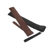 Toddmomy Étui Vintage pour Bâtons de Batterie Lot de 2 en Cuir PU Noir et Marron 424 X 665 CM Paquet de Transport pour Percussionnistes Accessoires de Batterie Rangement Sécurisé