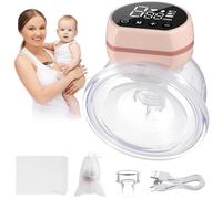 Toddmomy Extracteur de Lait Électrique Portable Mains Pompe Silencieuse, Valve Anti-Retour et Joint Étanche, pour Mamans en Déplacement