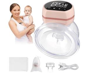 Toddmomy Extracteur de Lait Électrique Portable Mains Pompe Silencieuse, Valve Anti-Retour et Joint Étanche, pour Mamans en Déplacement