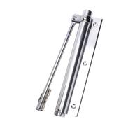 Toddmomy Ferme-porte Automatique Invisible Aluminium pour Usage Domestique Charnière à Ressort Réglable Tampon Intégré Adapté Aux Portes Intérieures Jusqu à Finition Chromée Brillante