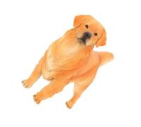 Toddmomy Figurine de Chien Retriever Modèle Éducatif pour Garçon Fille Animal Réaliste Décoration Amusante et Interactive pour Garçons et Filles