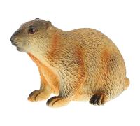 Toddmomy Figurine de Marmotte Réaliste en Résine Modèle Cognitif Éducatif Petite Statue Décorative pour Bureau et Maison Simulation Animaux Décor Jardin Surface Lisse Sûre Taille