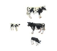 Toddmomy Figurine Vache Miniature Simulation Compact et Éducatif Garçon Fille Décoration Animaux Ferme pour Jardin et Bureau