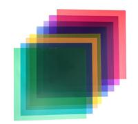 Toddmomy Filtre de Couleur pour Flash Stroboscopique LED 30 Cm en Pc, Correction de Couleur et Effet D'éclairage, 8 Pièces pour Studio Photo et Éclairage Vidéo