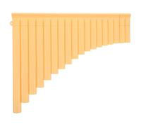 Toddmomy Flûte de Pan Étudiante Tubes Jaune Instrument Traditionnel Chinois Portable pour Débutants Flûte Folk pour Cours de Musique et Concerts Scolaires