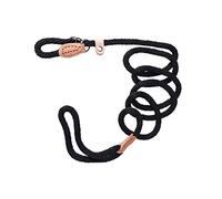 Toddmomy Glissé pour Chiens Extension De Laisse pour Chien Anti- à La Taille Ceinture Chiots Laisse De Chien à La Taille La Laisse du Chien Black