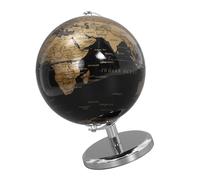 Toddmomy Globe de Bureau Noir et Or avec Support Blanc pour Décoration de Table Globe Terrestre Éducatif Stable et Compact pour Bureau et Maison