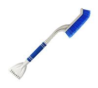 Toddmomy Grattoir à Neige Multifonction avec Poignée Ergonomique Outil de Déneigement pour Vitres de Voiture Hiver Grattoir à Glace et Brosse à Neige Couleur Gris Bleu